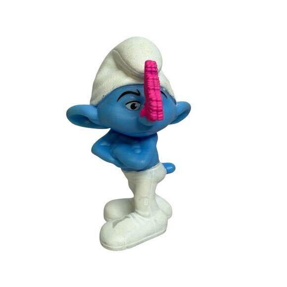 Payo 2011 Grouchy Smurf McDonald's 3 inch Figure Toy - Picture 1 of 9